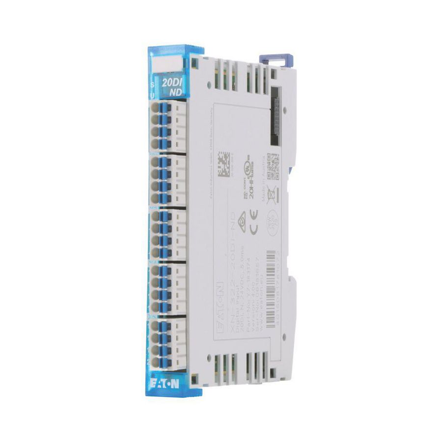 Digitaal 20 DI 24VDC/ 3,7 mA EN61131-2 type 1 filter 5 ms