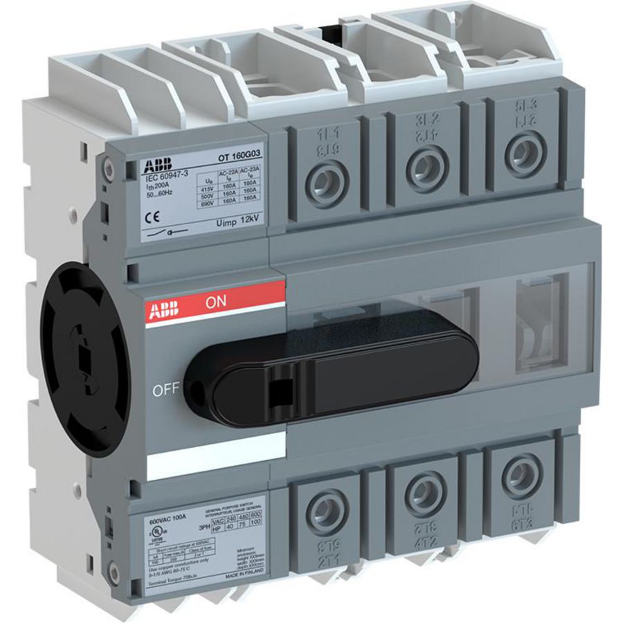 Lastscheider 3P 160 A directe bediening 1SCA138208R1001