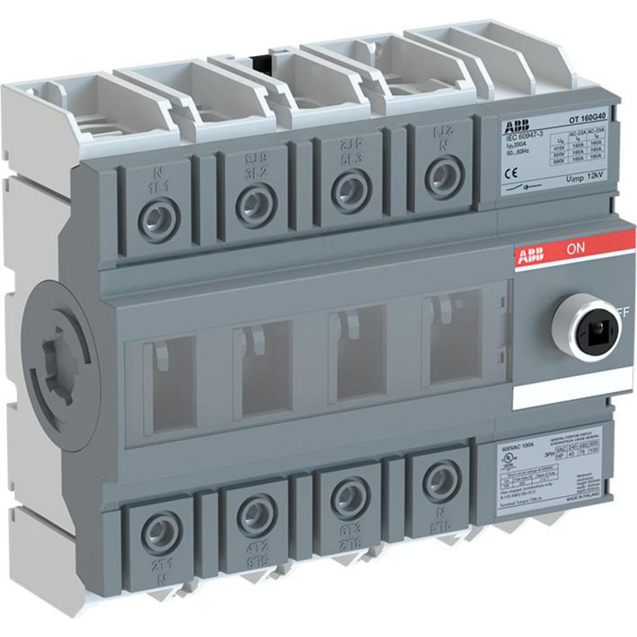 Lastscheider 4P 160 A geen bediening