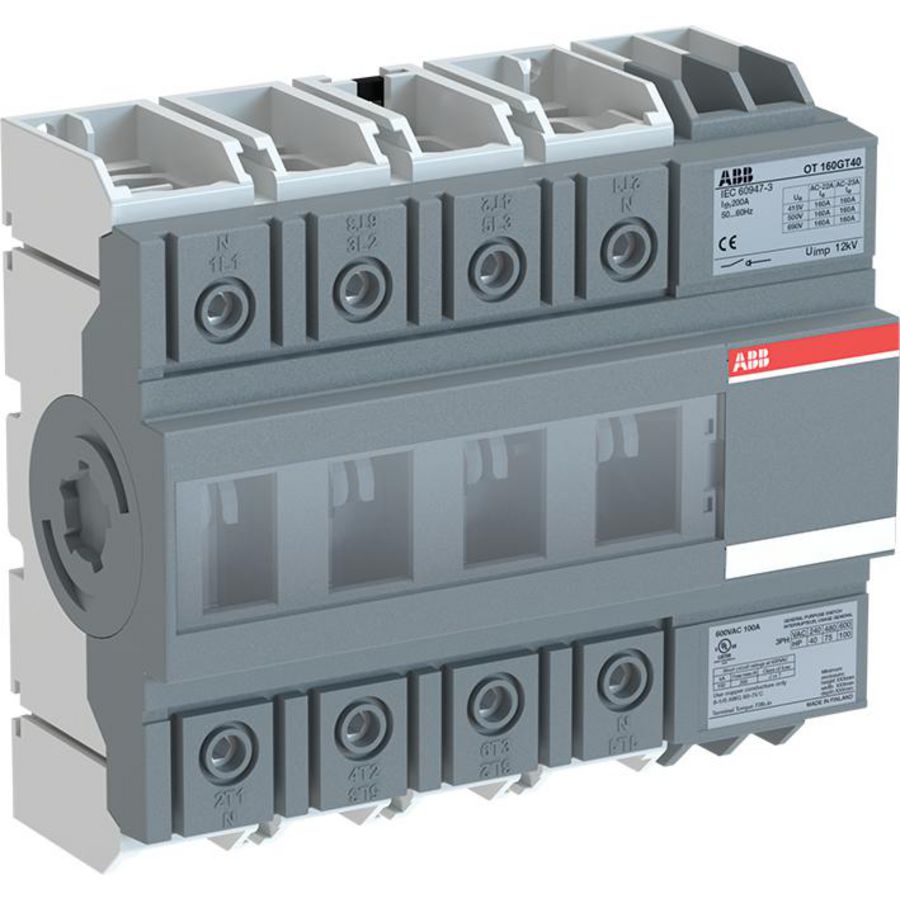 Lastscheider 4P 160 A door montage exclusief bediening