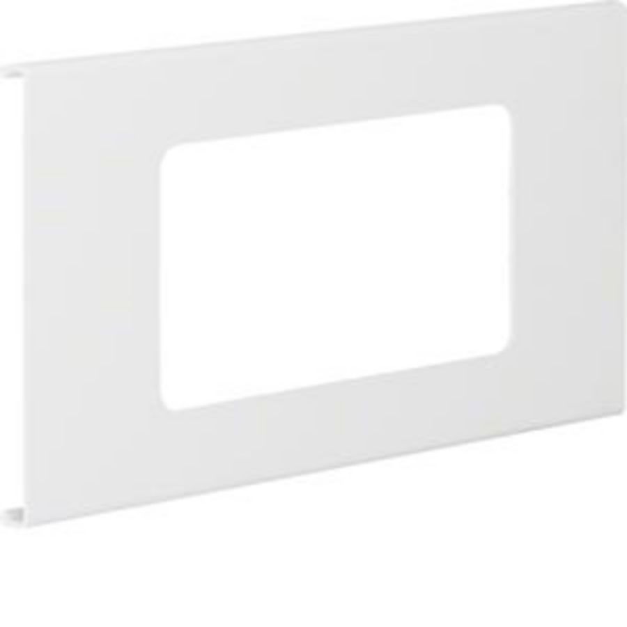 Afdekplaat voor goot 2-voudig FB 130mm breed verkeerswit