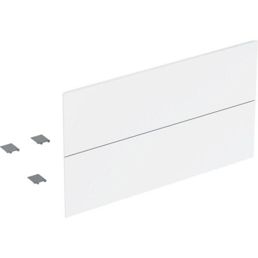 ONE ondrkst wstfl schuifladen B90cm Wit/glkt hggl