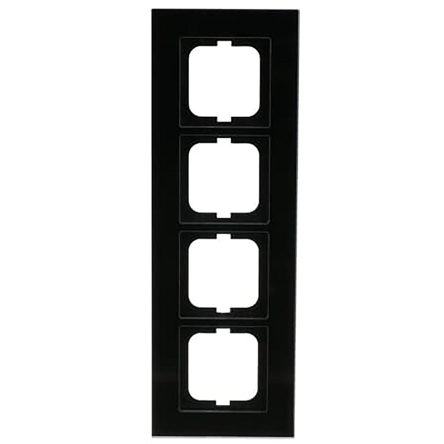 Afdekraam 4v c-glas zwart (1724-825)