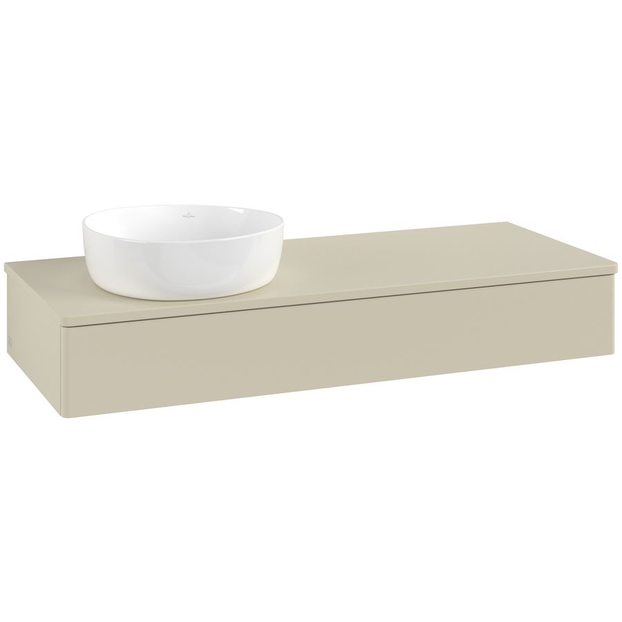Wastafelonderkast Antao 1200x190x500mm S.Grey Matt Lacquer K11050HJ