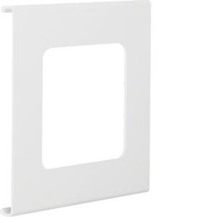 Afdekplaat voor goot 1-voudig FB 130mm breed verkeerswit