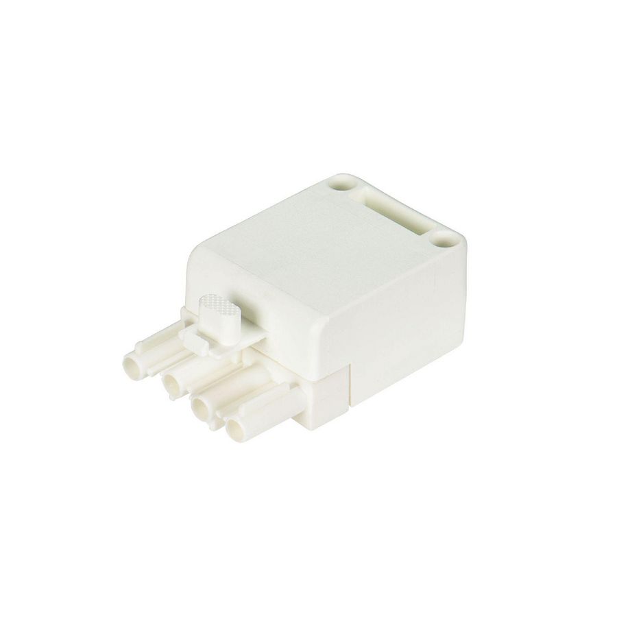 Stekerdeel met trekontlasting ST18/4S ZEV wit rdm VVE=100
