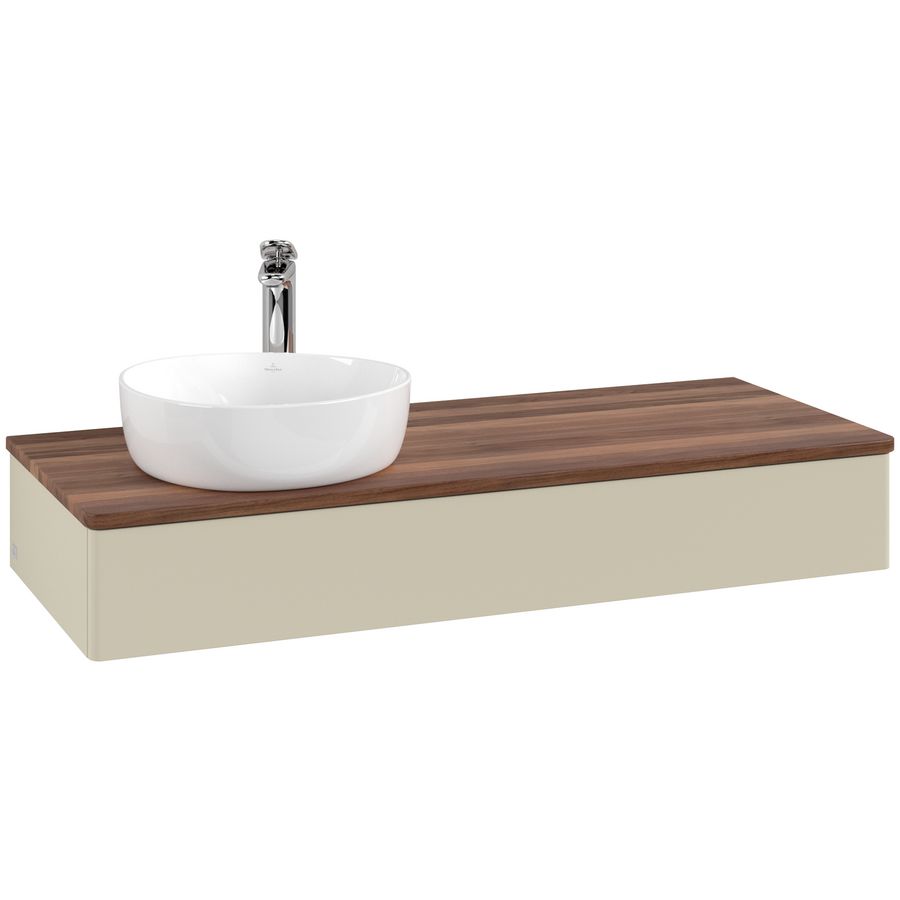 Wastafelonderkast Antao 1200x190x500mm S.Grey Matt Lacquer K11052HJ