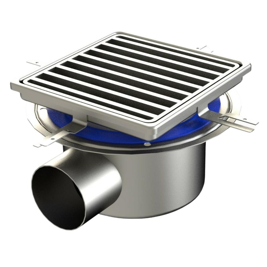 Industrieput RVS 304 put 255x255mm zijuitlaat D400