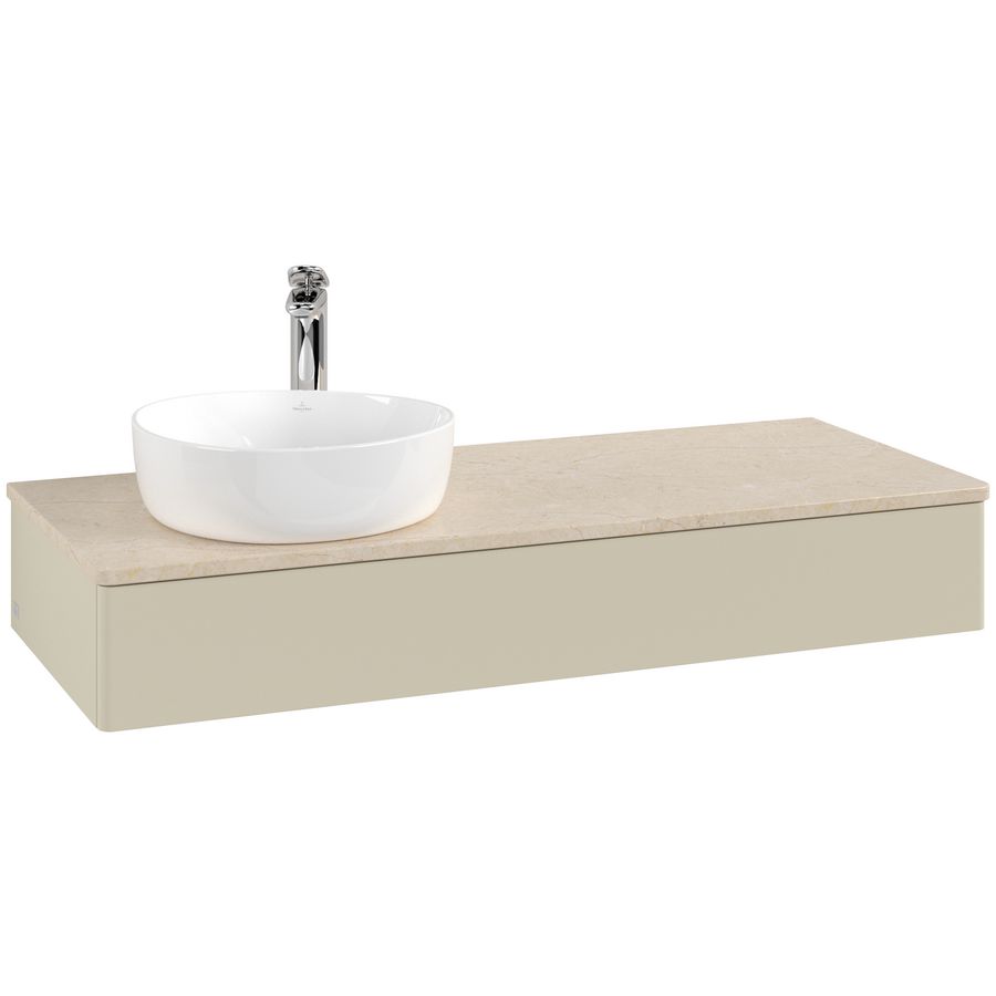 Wastafelonderkast Antao 1200x190x500mm S.Grey Matt Lacquer K11053HJ
