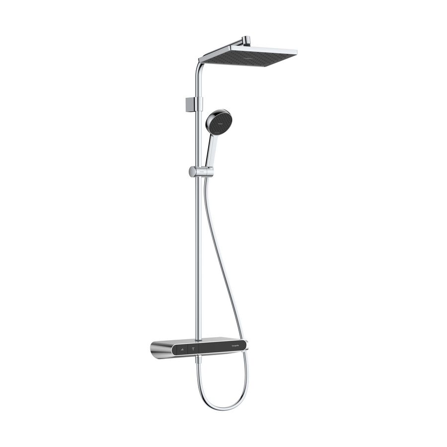 Activera Q Showerpipe 290/180 1 straalsoort EcoSmart met ShowerTablet Select 360 Varia chroom