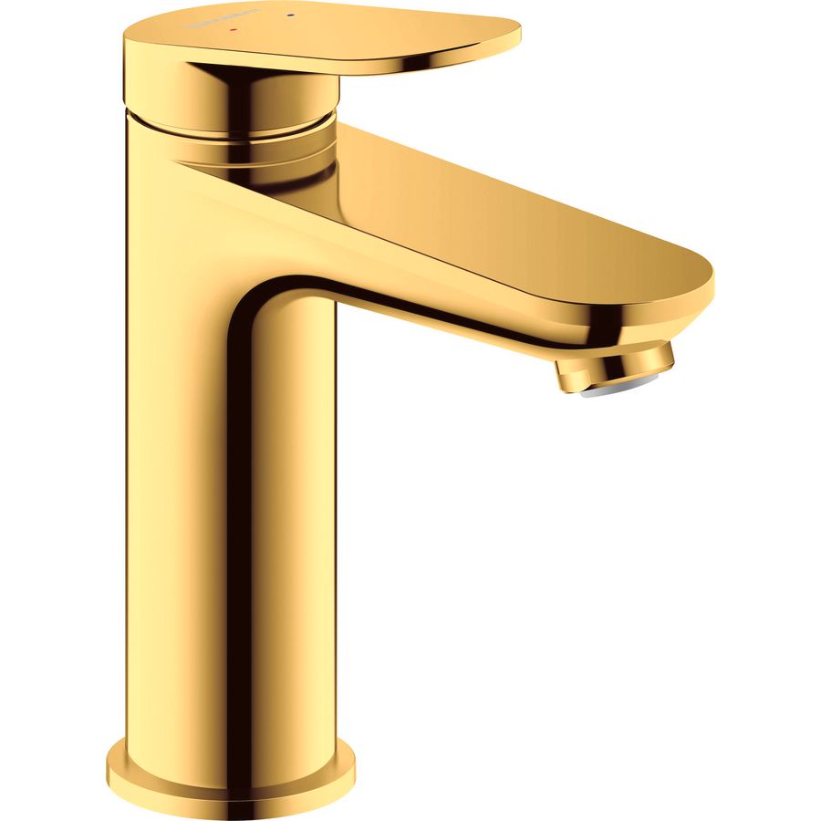Wave 1-hendel wastafelmengkraan M goud gepolijst sprong 122mm