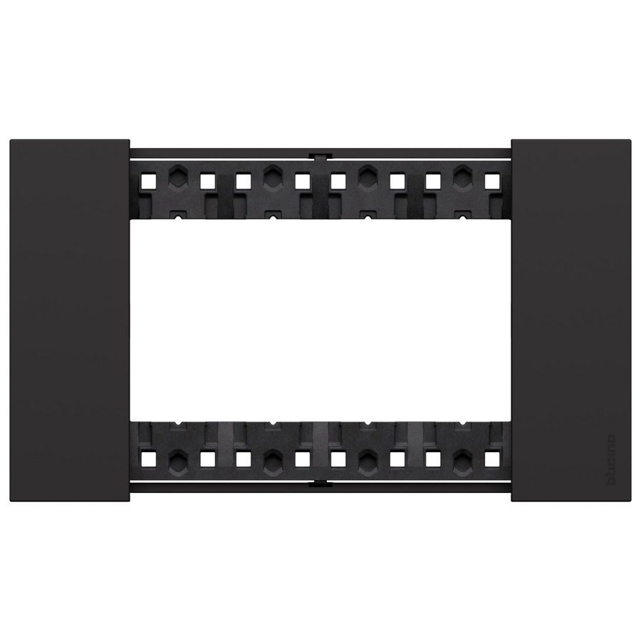 Afdekplaat 4 module zwart K4704 LivingNow