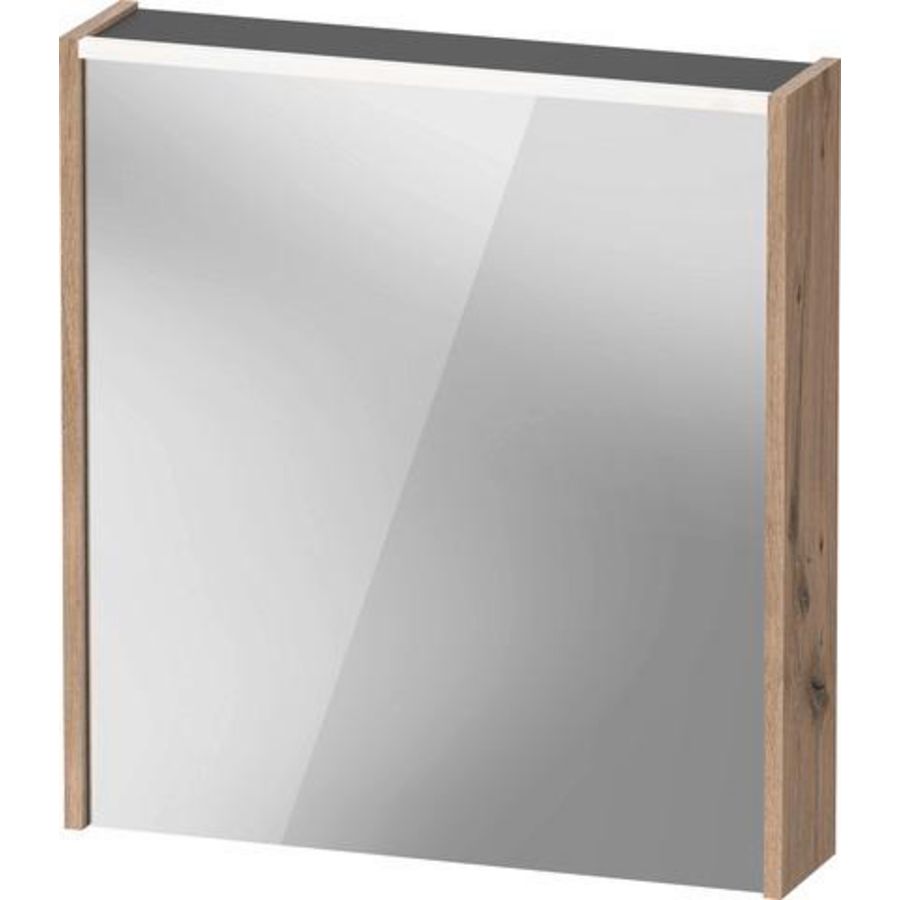 Spiegelkast gespiegeld gem. eiken mat DC7105L55551000