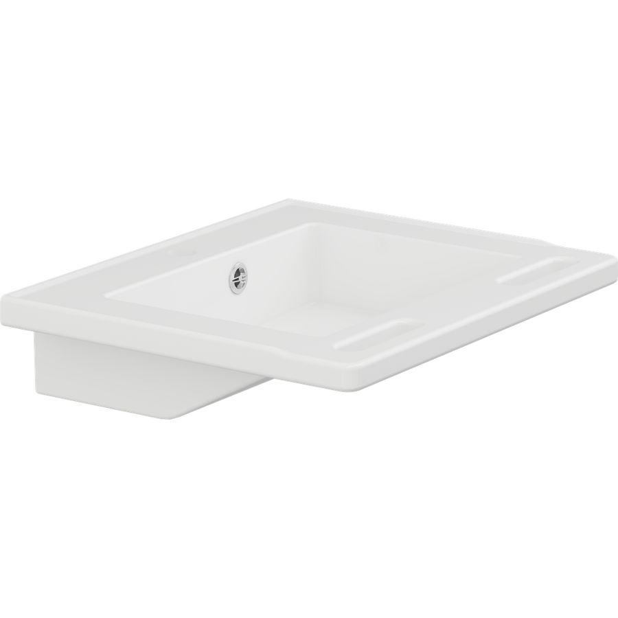 Wastafel met overloop 600x490x130mm MATRIX SMALL