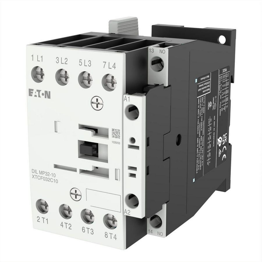 Magneetschakelaar DILMP32-10(230V50/60HZ) 32A AC1 4-polig 1m 0v