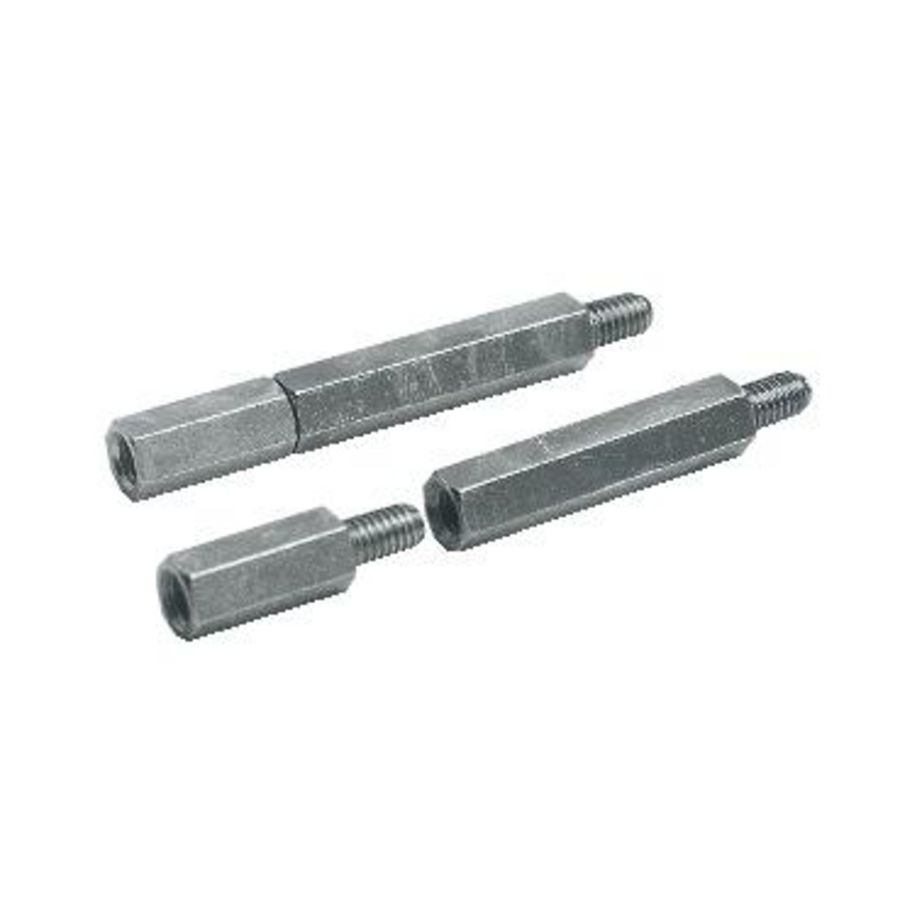 Hexagonal spacers M5 H 10 raising mounting plates VVE=100