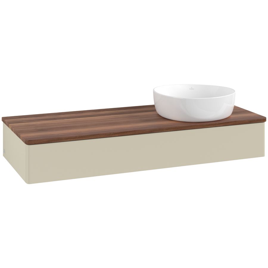 Wastafelonderkast Antao 1200x190x500mm S.Grey Matt Lacquer K12012HJ