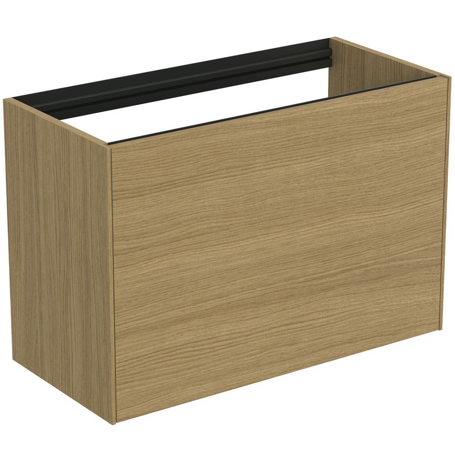 Conca wastafelmeubel 80x37x55cm 1 lade zonder afdekblad light oak