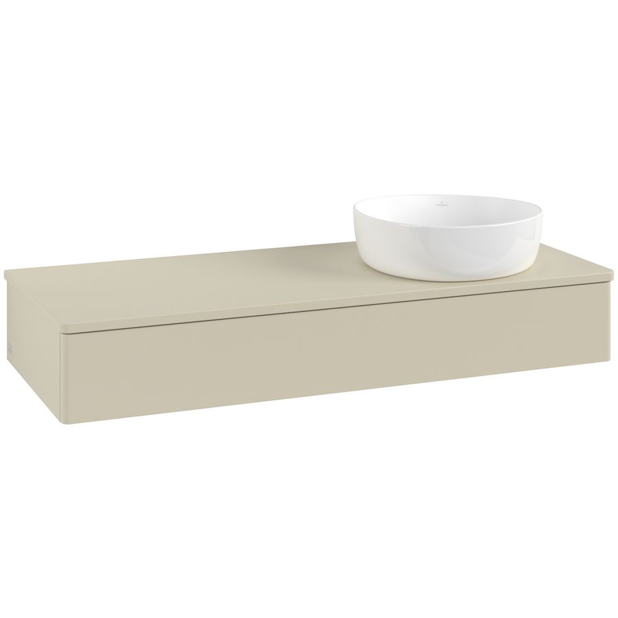 Wastafelonderkast Antao 1200x190x500mm S.Grey Matt Lacquer K12050HJ