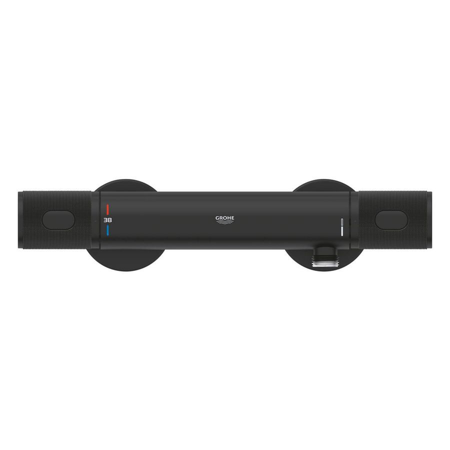 Douchethermostaat grohtherm 1000 perform. 150mm phantom black incl. s-koppeling (prof)