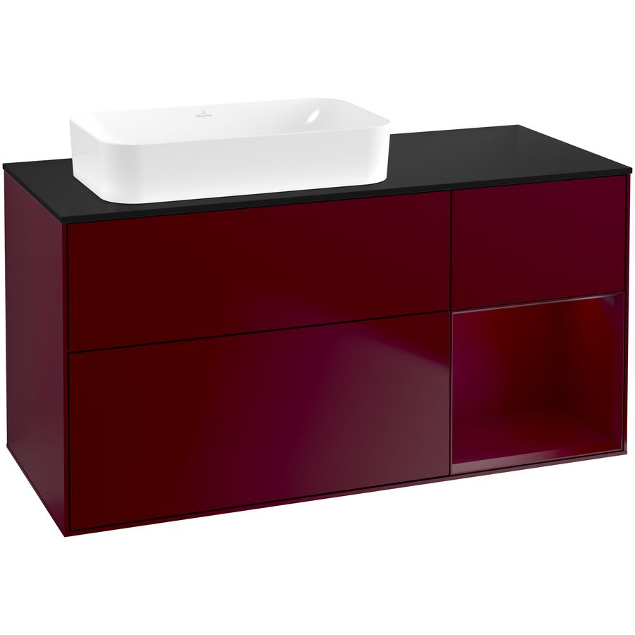Wastafelonderkast Finion 1200x603x501mm Peony Matt Lacquer G692HBHB