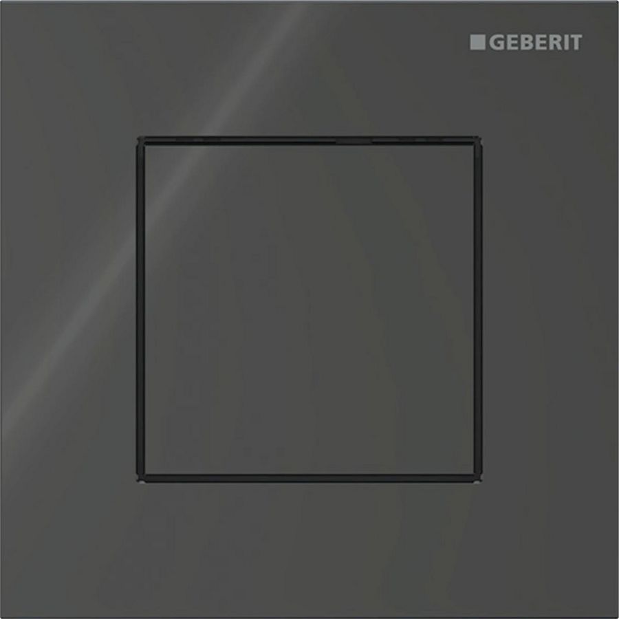 Urinoirsturing pneumatisch type 40 bedieningsplaat SQUARE: zwart