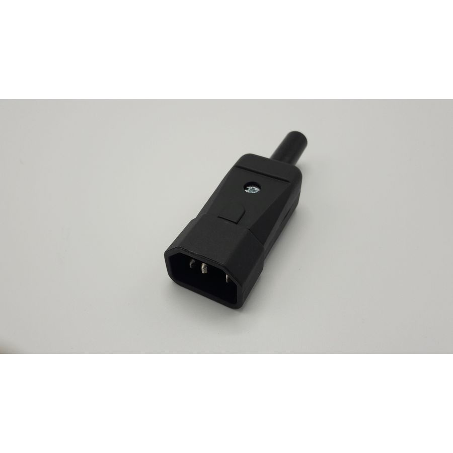 Connector euro male 030.0749-s zwart S42460