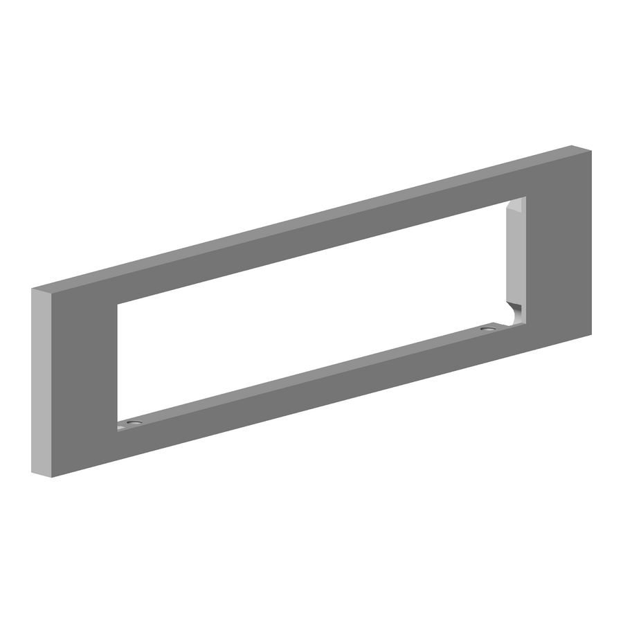 Rozet 240X60X9mm-BG