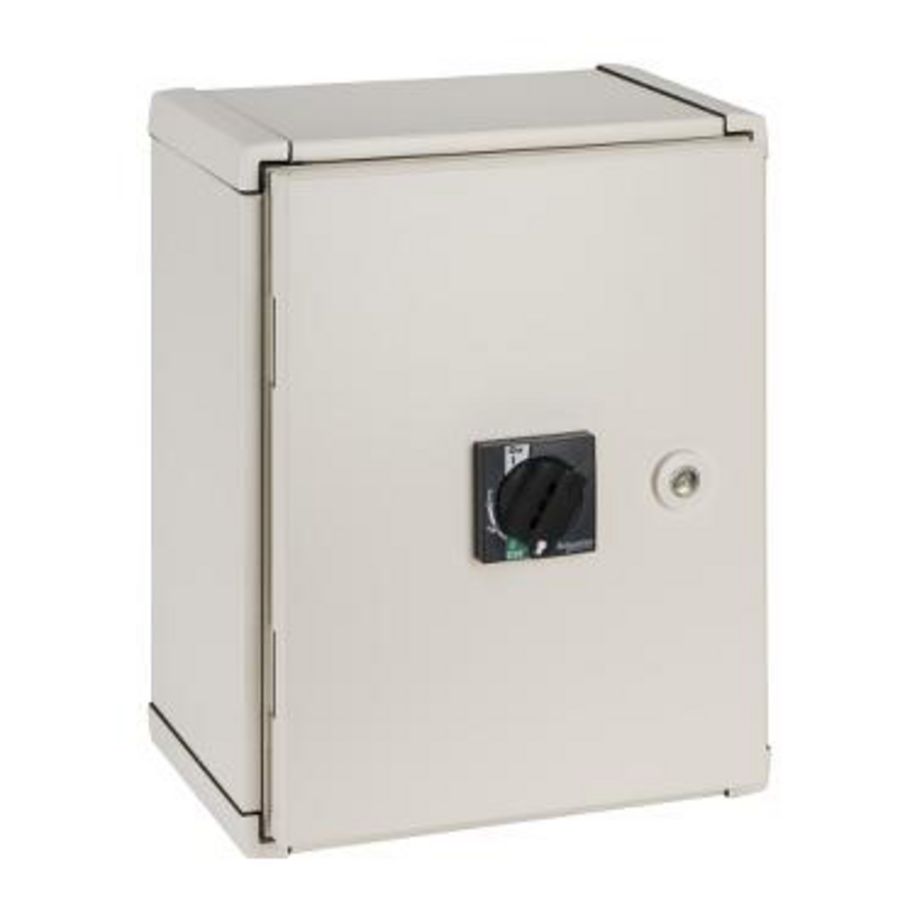 Weerbestendige behuizing Staal Zwarte hendel Acc. Compact