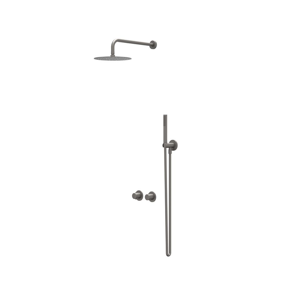 Regendoucheset inbouw BOND geborsteld metal black PVD CSB3GMBCAA