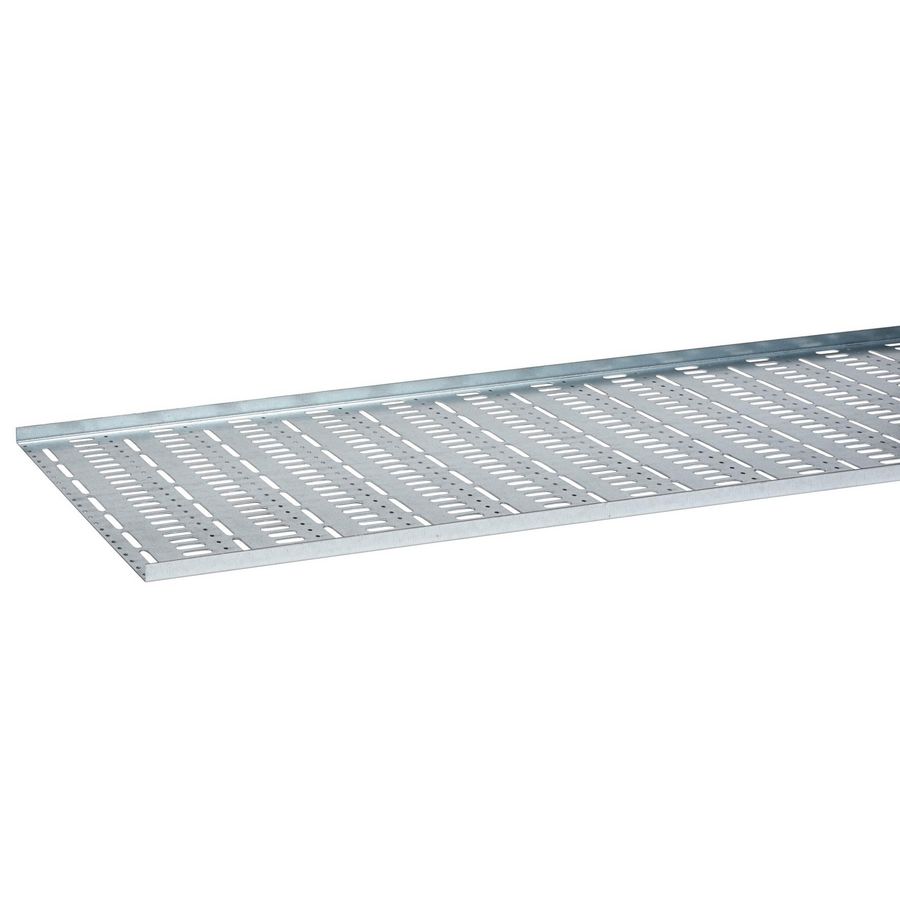 Lengte a 2m. Kabelbaan W4 geperforeerd 300mm sendzimir verzinkt