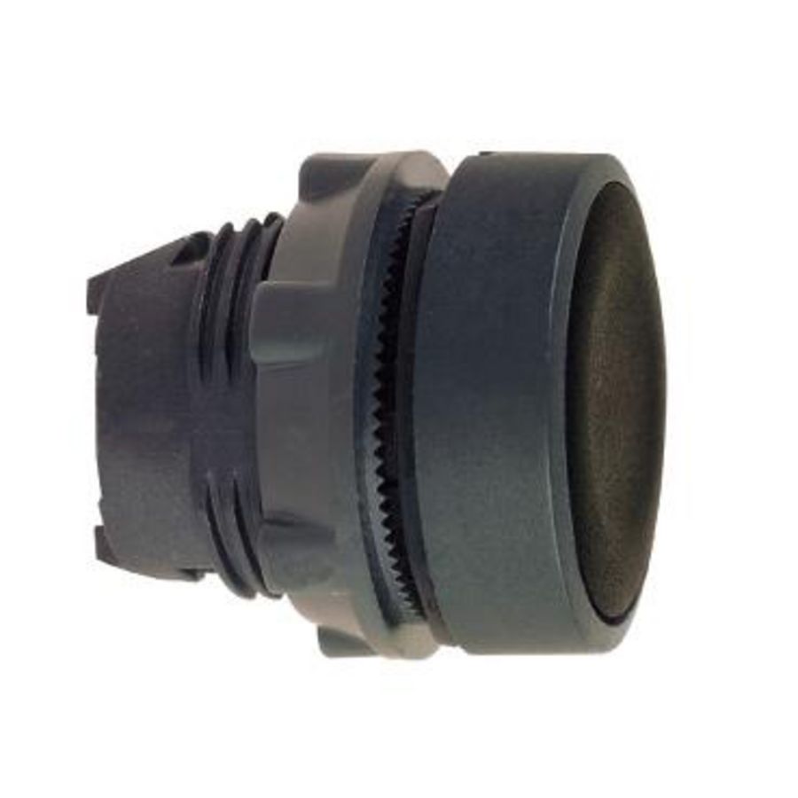 Kop drukknop Verz. Terugvering Ø22mm Zwart Harmony XB5