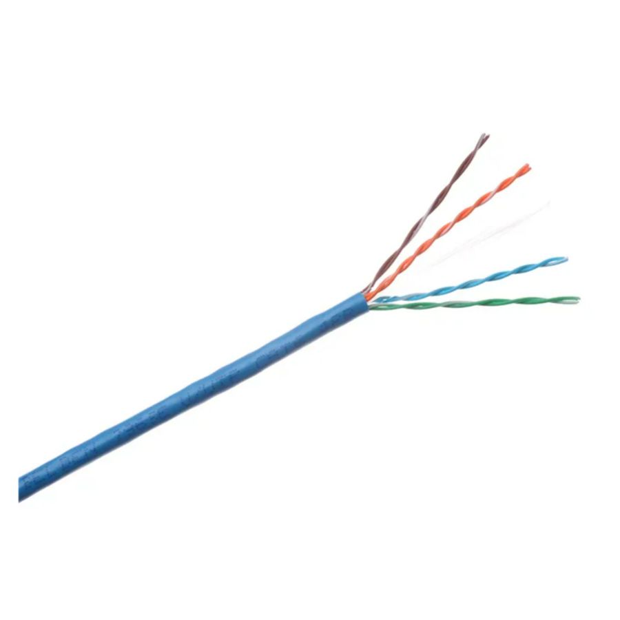 Haspel a 500m. U/UTP Cat.6 Eca blauw 7965E