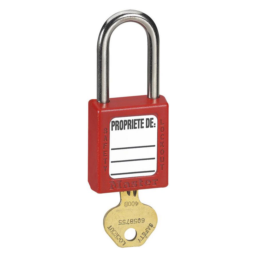 Hangslot met 2 sleutels 6mm