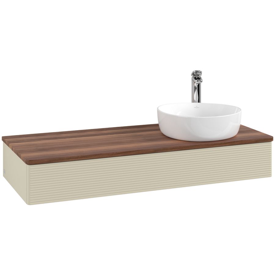 Wastafelonderkast Antao 1200x190x500mm S.Grey Matt Lacquer K12152HJ