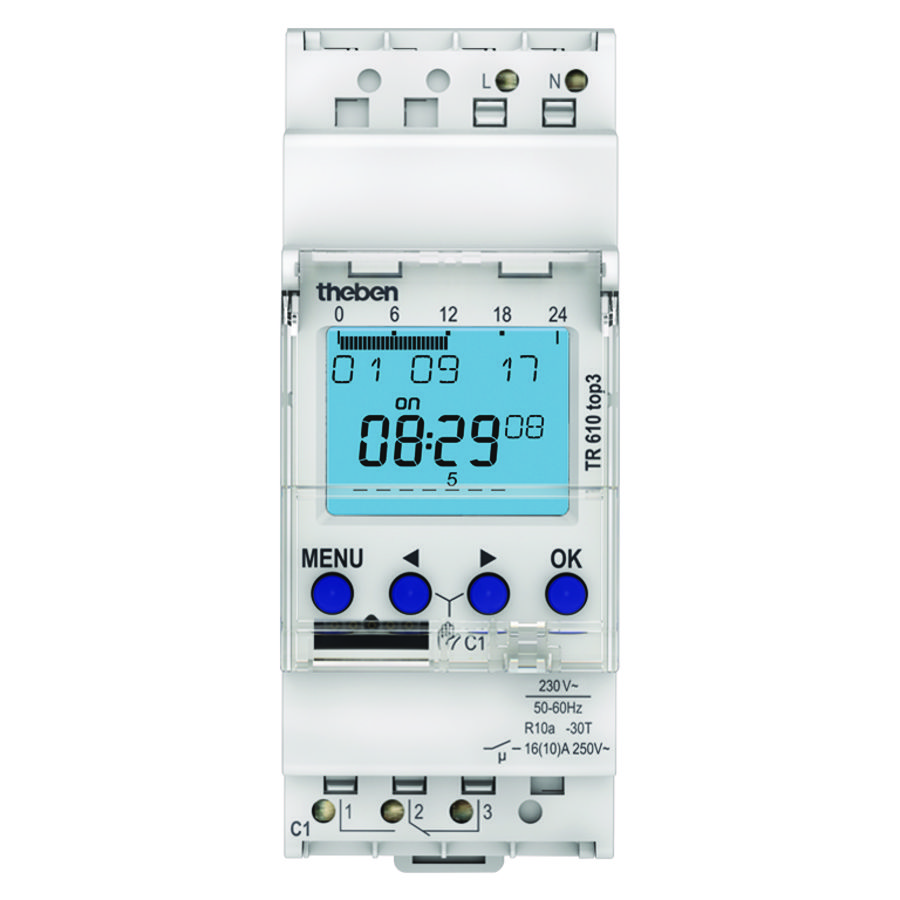 Digitale schakelklok TR610 top3 weekklok