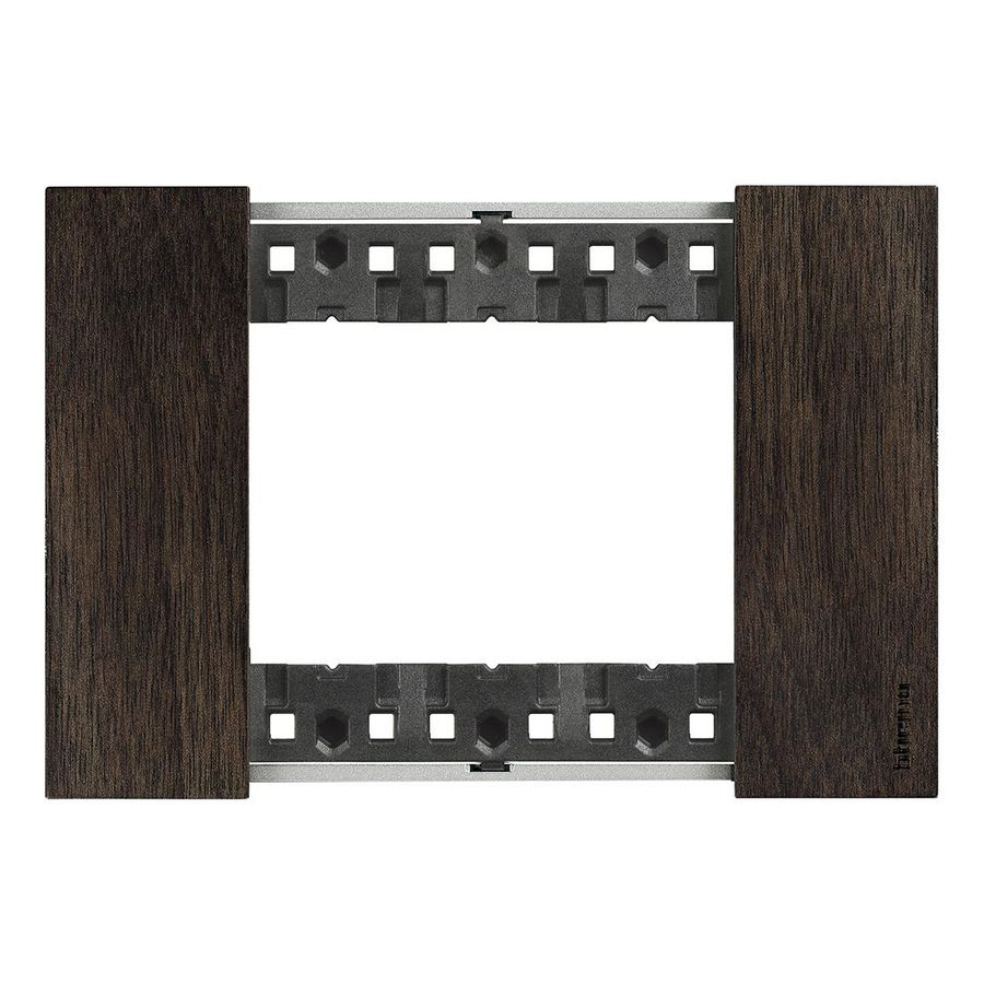 Afdekplaat 3 module walnut K4703 LivingNow
