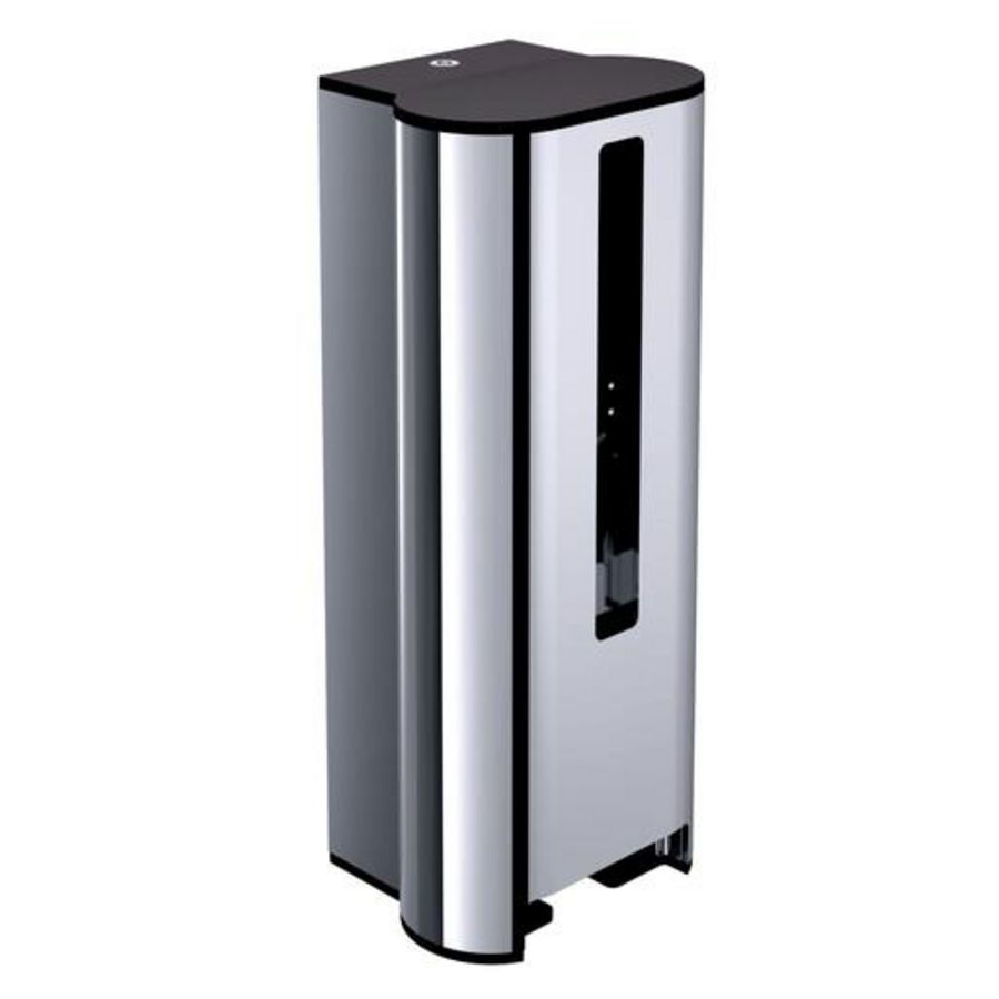 System2, closetrolhouder, voor 3 rollen, afsluitbaar, chroom