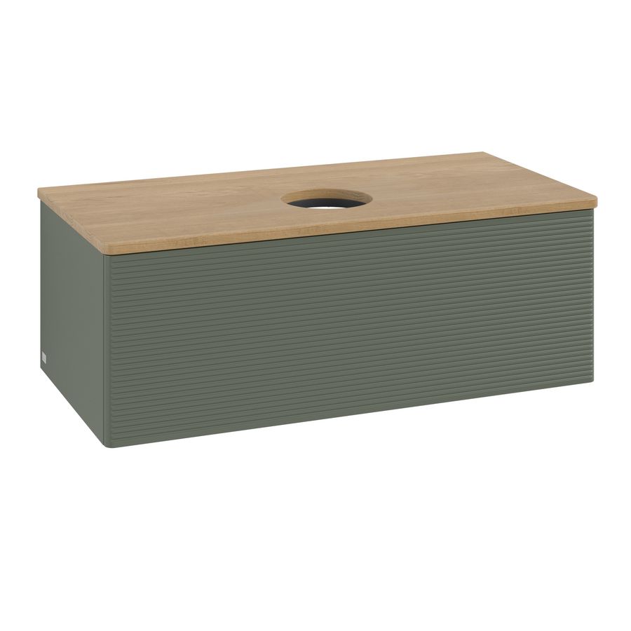 Wastafelonderkast Antao 1000x360x500mm L.Green Matt Lacquer L31111HL