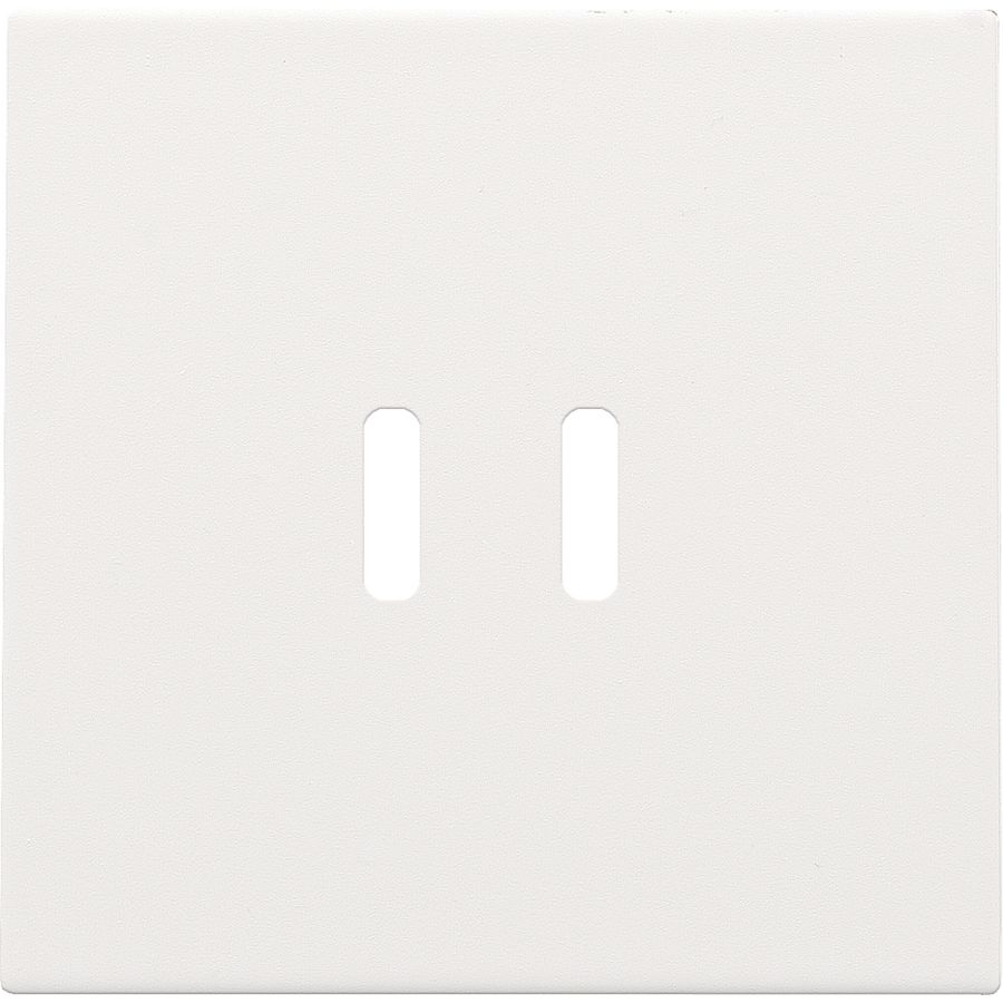 Afwerkingsset dubbele smart USB-C-lader white coated