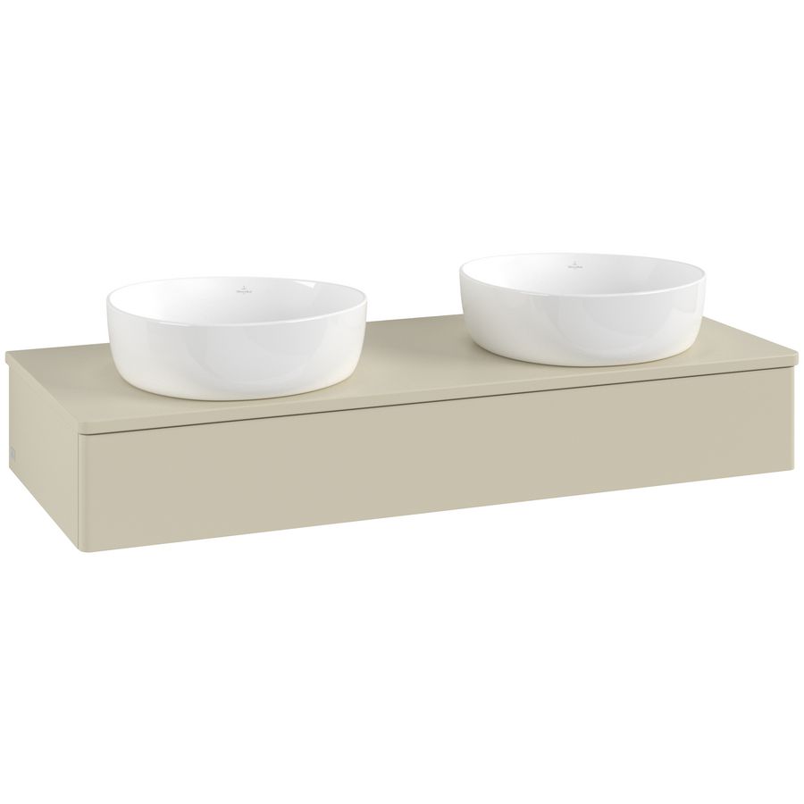 Wastafelonderkast Antao 1200x190x500mm S.Grey Matt Lacquer K13050HJ