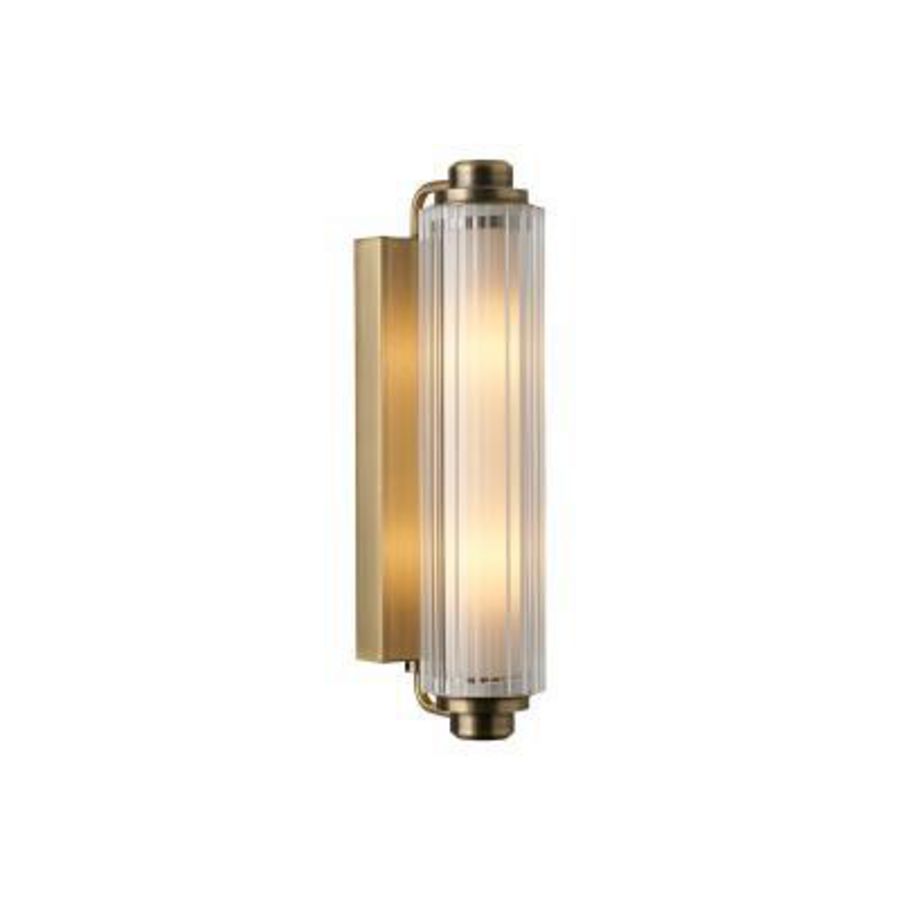 Badverlichting (fittting E14 IP44) NIMAL DOUBLE messing excl. lamp
