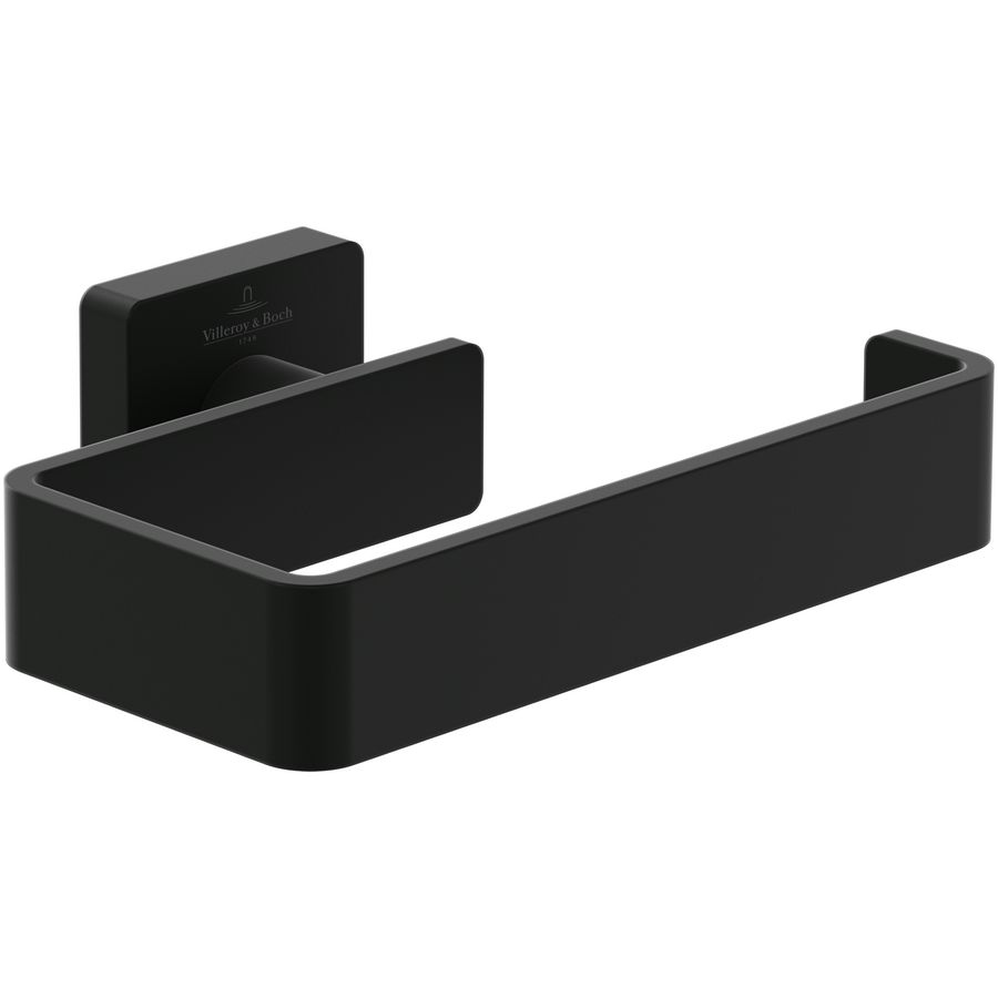 Toiletrolhouder zonder deksel Elements - Striking Matt Black