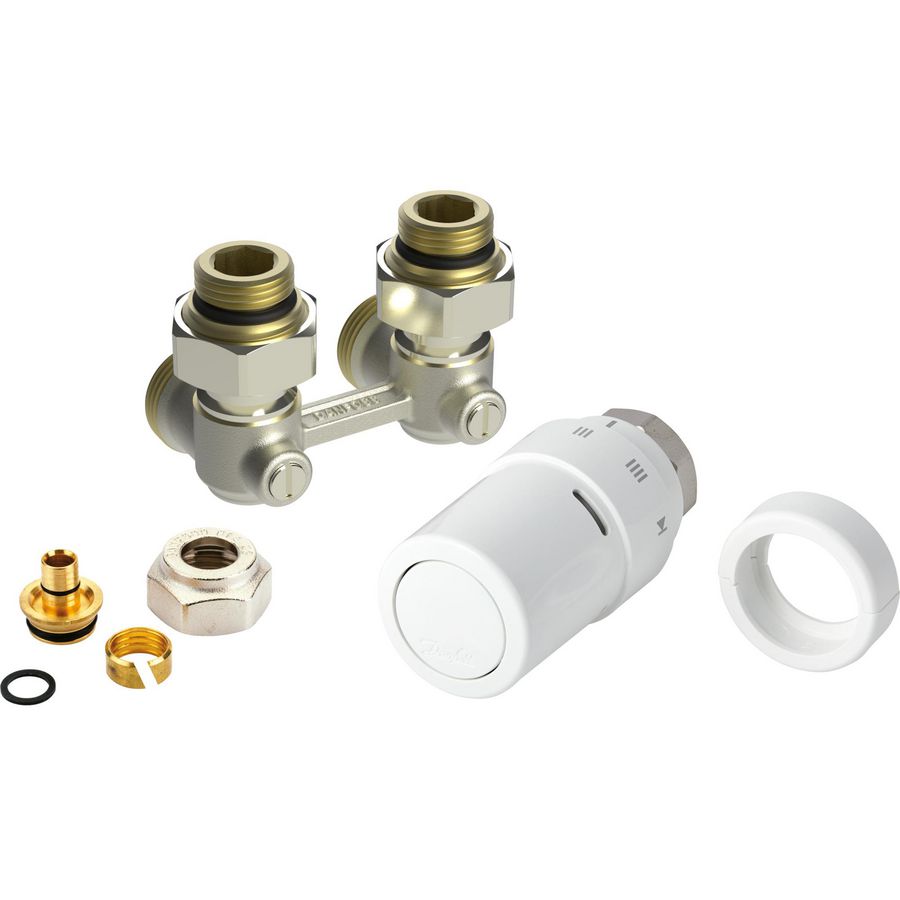 RAX-K M30 + RLV-KS + ring + knelset (2x), set haaks