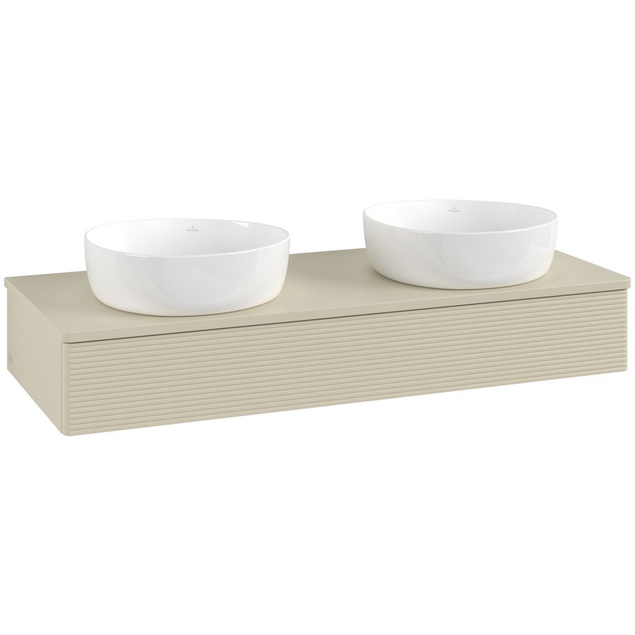 Wastafelonderkast Antao 1200x190x500mm S.Grey Matt Lacquer K13110HJ