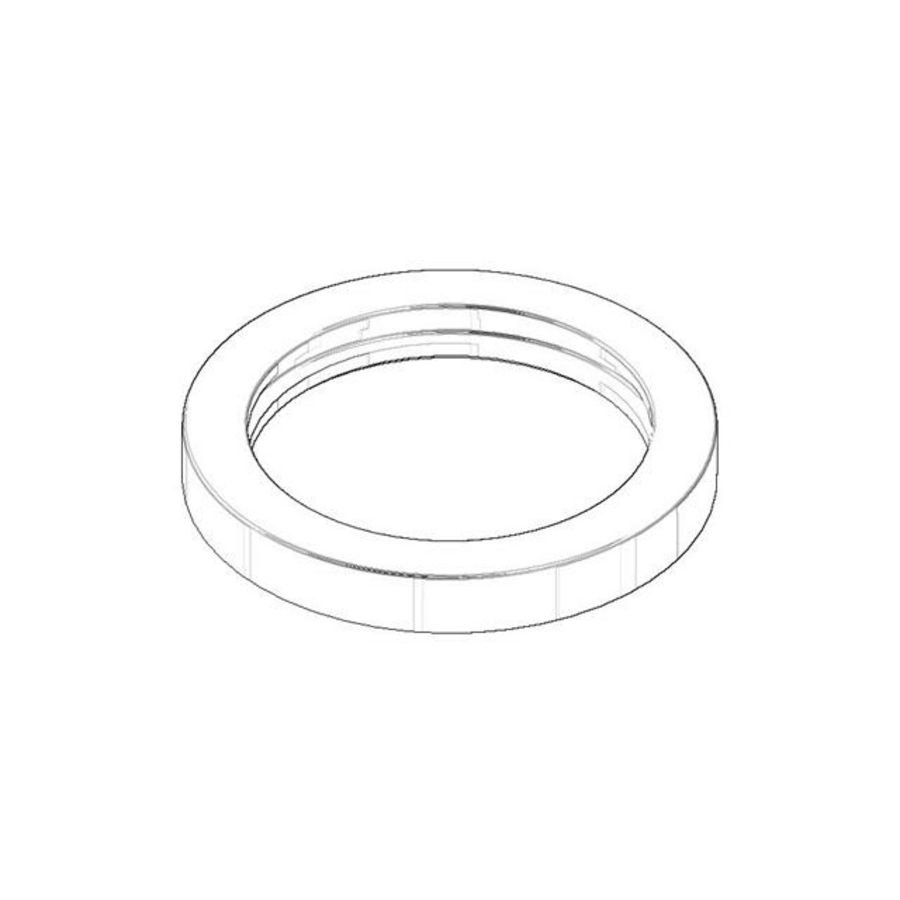 Rozet 70x52,5x9mm Mat Wit