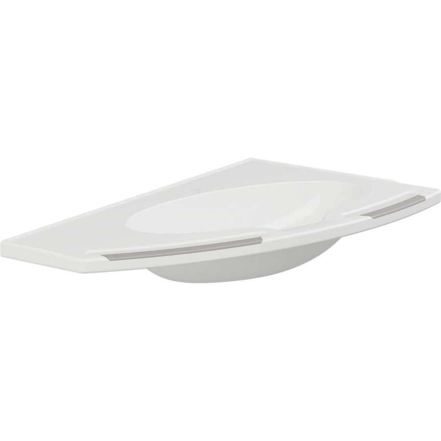 Wastafel zonder overloop links afgerond MATRIX ANGLE DEEP R2143112000