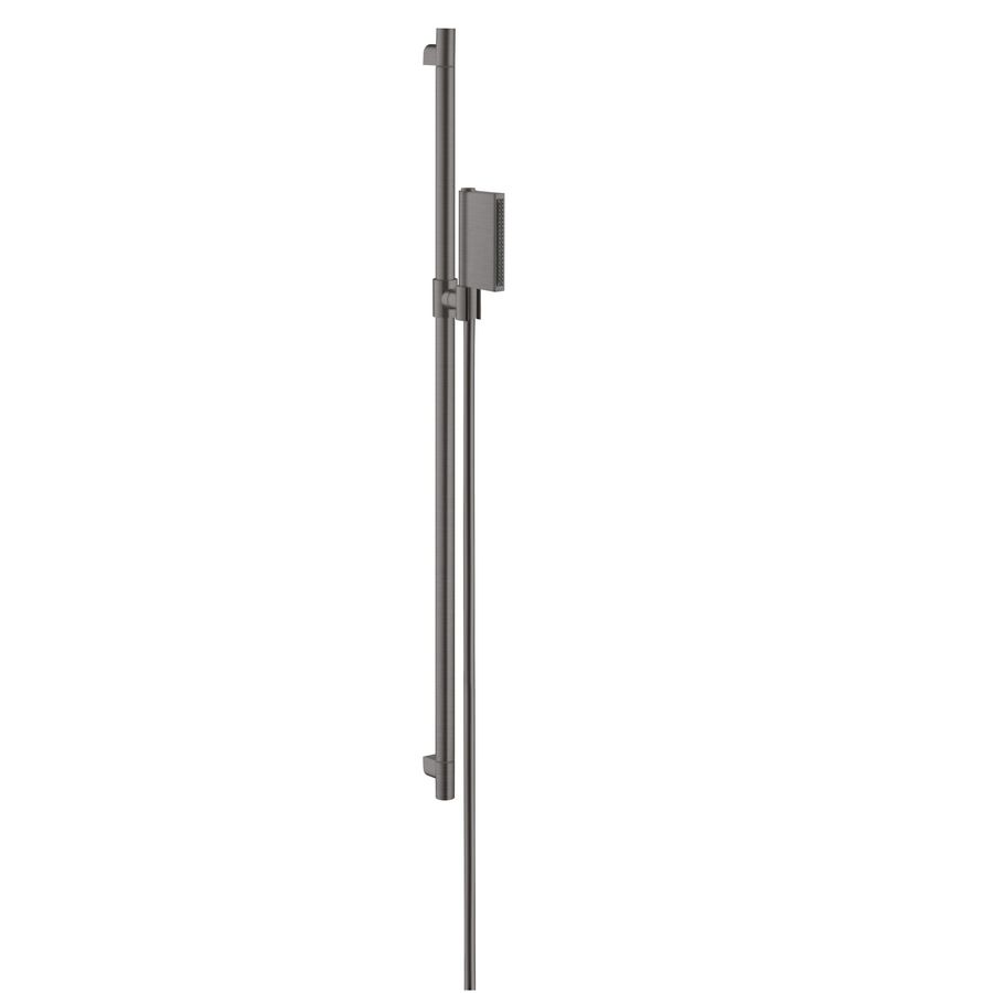 Doucheset 90cm met handdouche 2 straalsoorten Brushed Black Chrome AX One