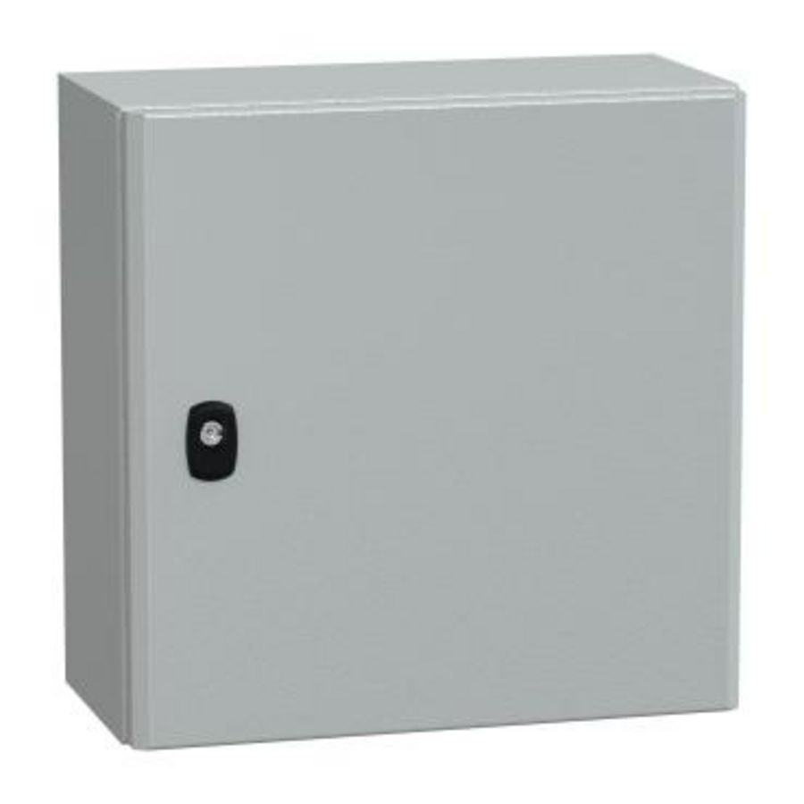 Kast Volle deur Montageplaat 400x400x200mm IP66 Spacial S3D