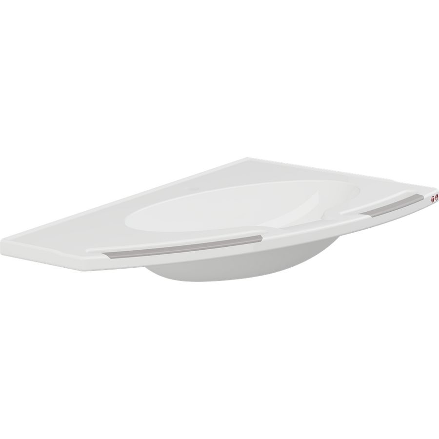 Wastafel zonder overloop links afgerond MATRIX ANGLE DEEP R2153112000